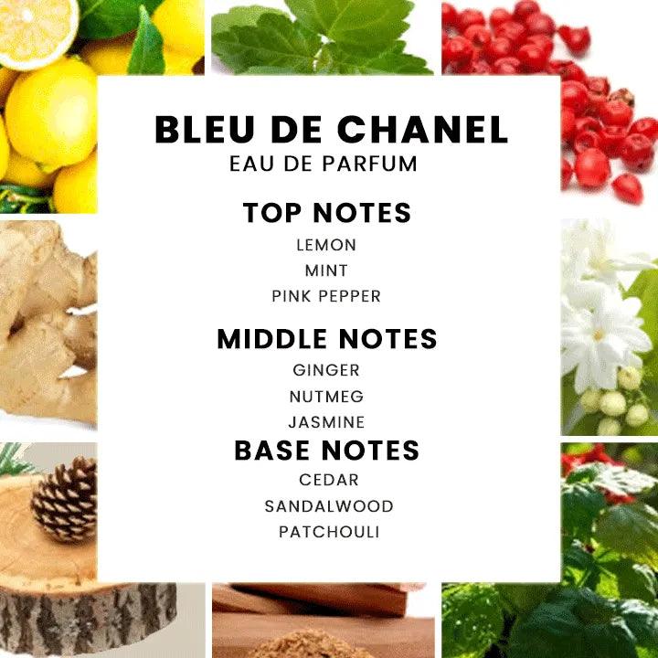 Bleu de chanel edt notes on sale